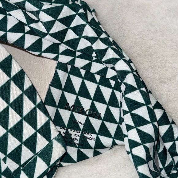 MIKOH Padded Bandeau High Neck Bikini Top Size Small - Picture 6 of 6